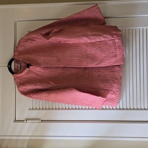 NWT - Avenue Shimmery Dusty Rose Open Blazer in size 22/24
